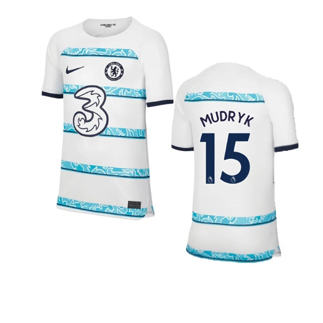 2022-2023 Chelsea Away Shirt (Kids) (Mudryk 15) — Buy Now