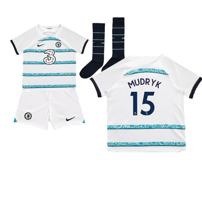 2022-2023 Chelsea Away Mini Kit (Mudryk 15) — Buy Online