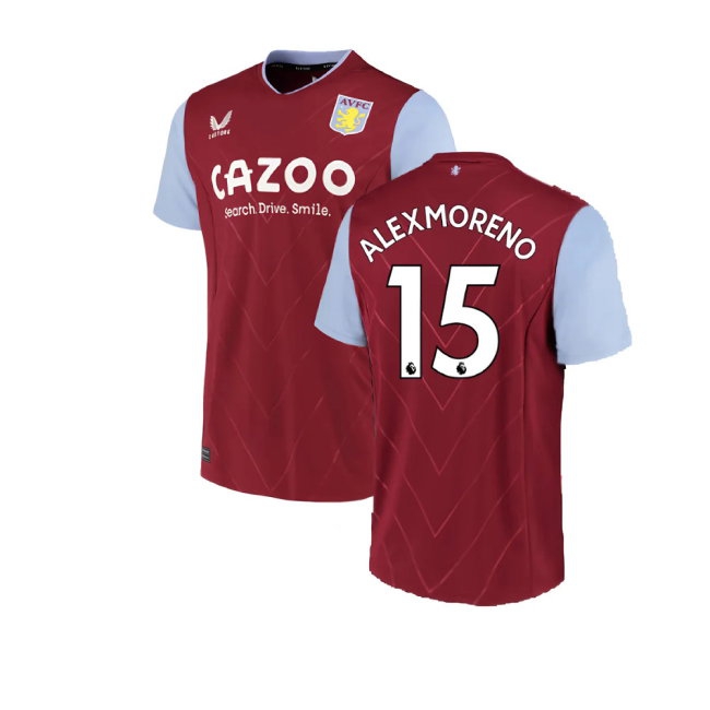 2022-2023 Aston Villa Home Shirt (Alex Moreno 15) — Buy Now
