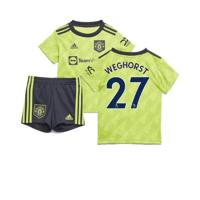 2022-2023 Man Utd Third Baby Kit (Weghorst 27) — Shop Online