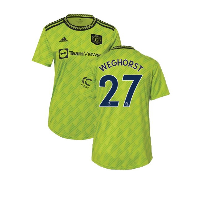 2022-2023 Man Utd Third Shirt (Ladies) (Weghorst 27) — Buy Online