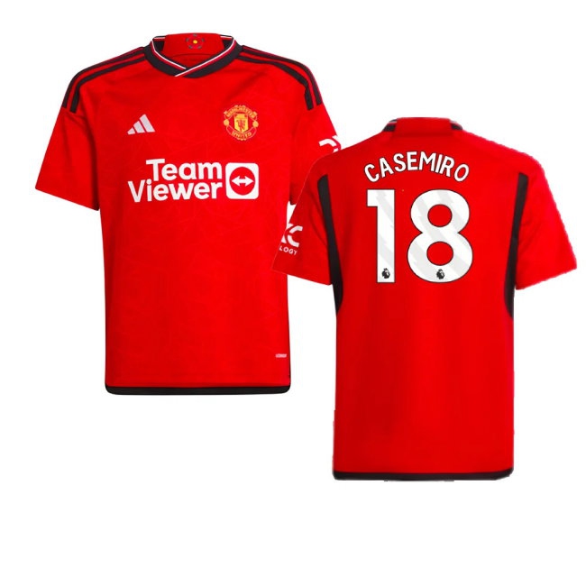2023-2024 Man Utd Home Shirt (Kids) (Casemiro 18) — Shop Now