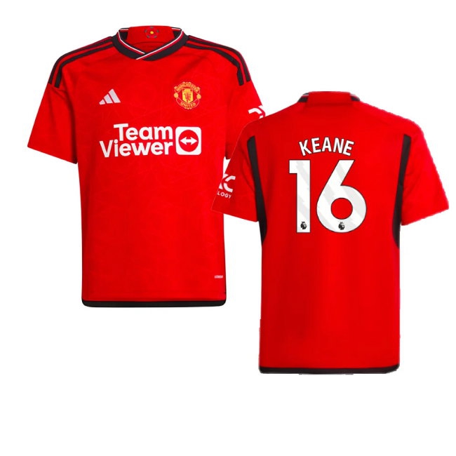 2023-2024 Man Utd Home Shirt (Kids) (Keane 16) — Shop Online