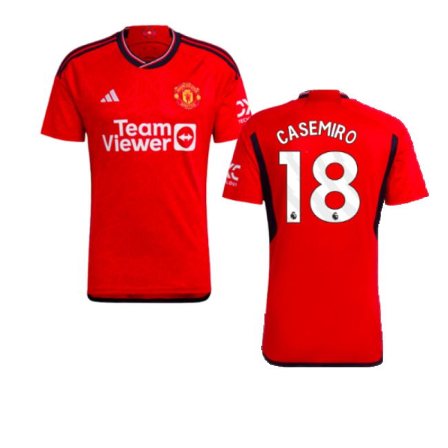 2023-2024 Man Utd Home Shirt (Casemiro 18) — Buy Now