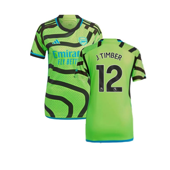 2023-2024 Arsenal Away Shirt (Ladies) (J.Timber 12) — Shop Online
