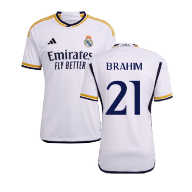 2023-2024 Real Madrid Home Shirt (Brahim 21) — Shop Now