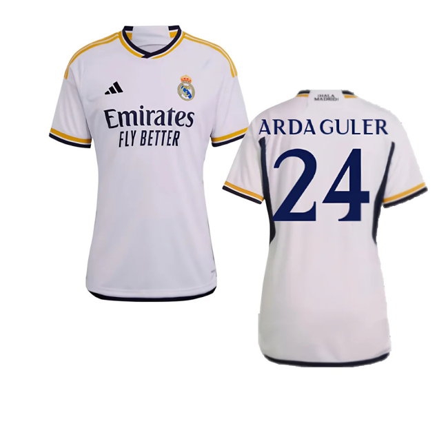 2023-2024 Real Madrid Home Shirt (Ladies) (Arda Guler 24) — Shop Now