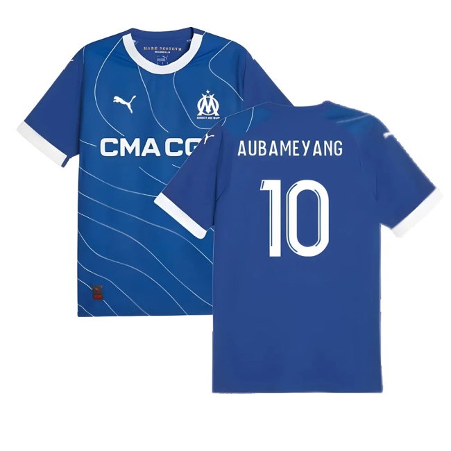 2023-2024 Marseille Away Shirt (Aubameyang 10) — Buy Online