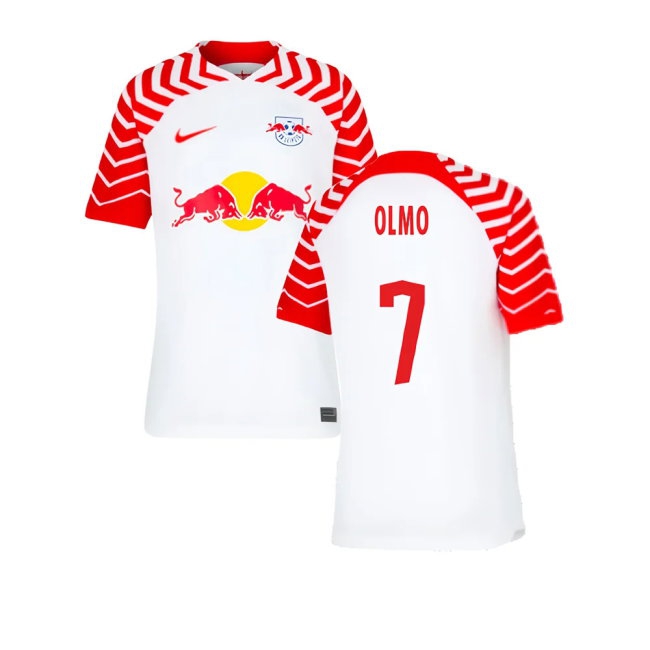 2023-2024 Red Bull Leipzig Home Shirt (Kids) (Olmo 7) — Buy Now