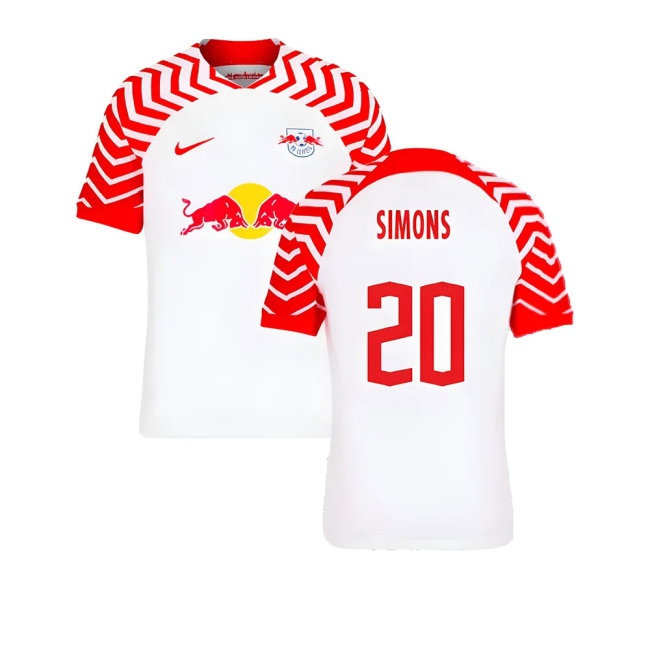 2023-2024 Red Bull Leipzig Home Shirt (Simons 20) — Buy Online