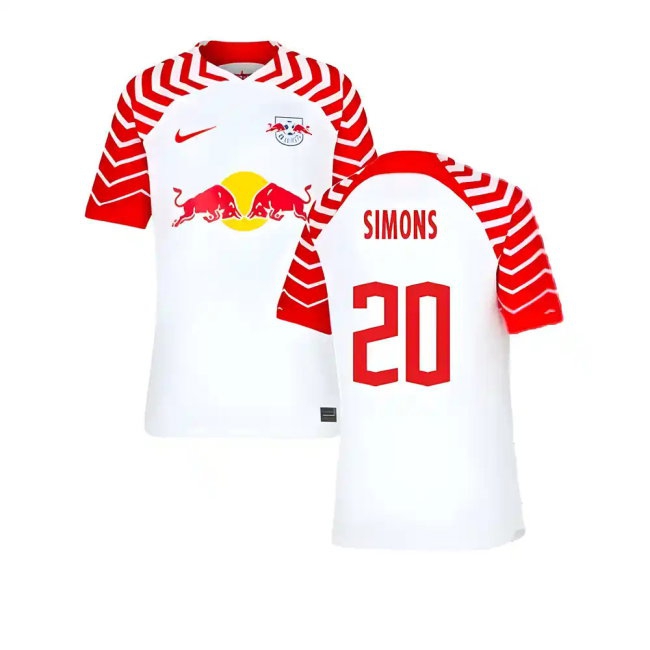 2023-2024 Red Bull Leipzig Home Shirt (Kids) (Simons 20) — Buy Online