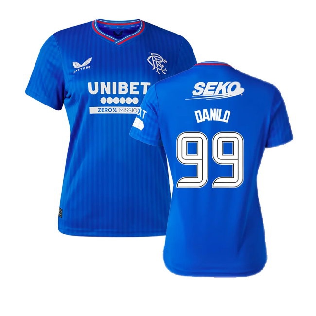 2023-2024 Rangers Home Shirt (Ladies) (Danilo 99) — Shop Now