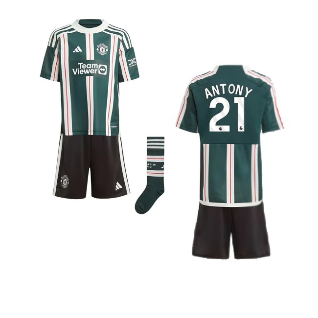 2023-2024 Man Utd Away Mini Kit (Antony 21) — Buy Now