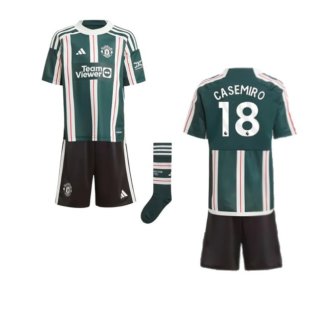 2023-2024 Man Utd Away Mini Kit (Casemiro 18) — Shop Online