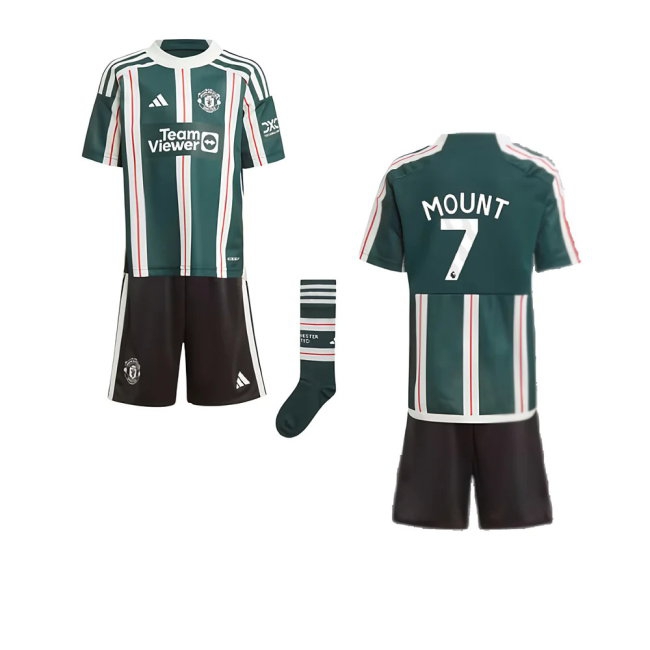 2023-2024 Man Utd Away Mini Kit (Mount 7) — Shop Online
