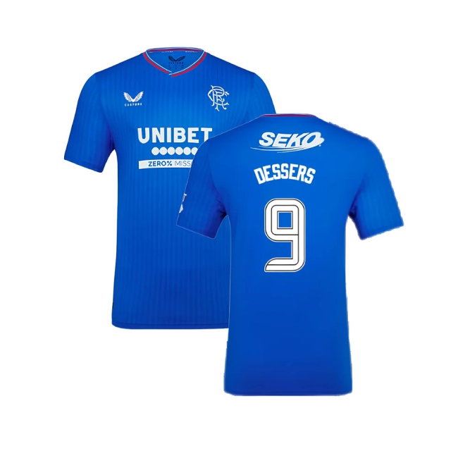 2023-2024 Rangers Pro Player Version Home Shirt (Dessers 9) — Buy Online