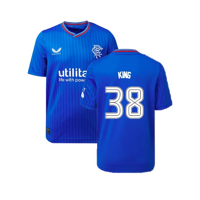 2023-2024 Rangers Home Shirt (Kids) (King 38) — Shop Online