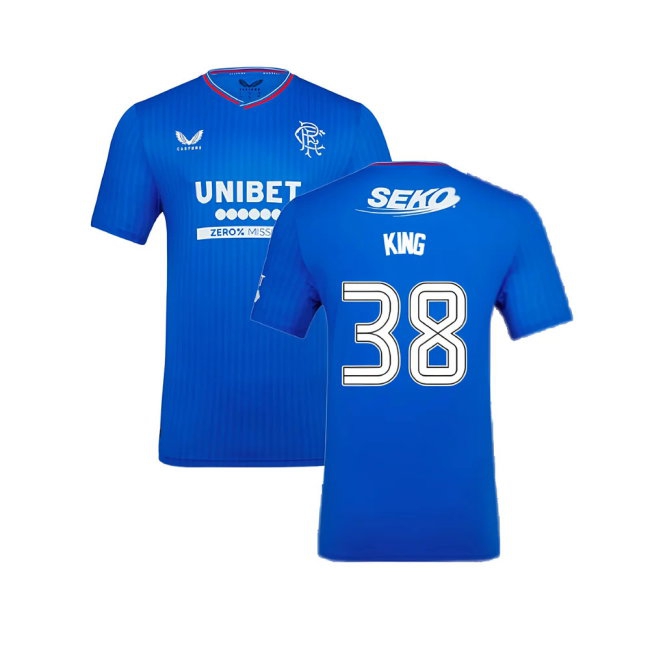 2023-2024 Rangers Pro Player Version Home Shirt (King 38) — Shop Online