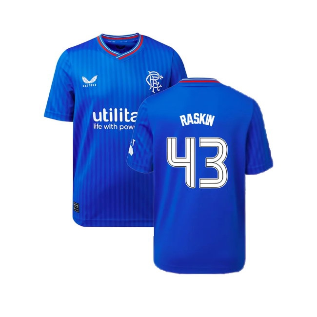 2023-2024 Rangers Home Shirt (Kids) (Raskin 43) — Buy Now