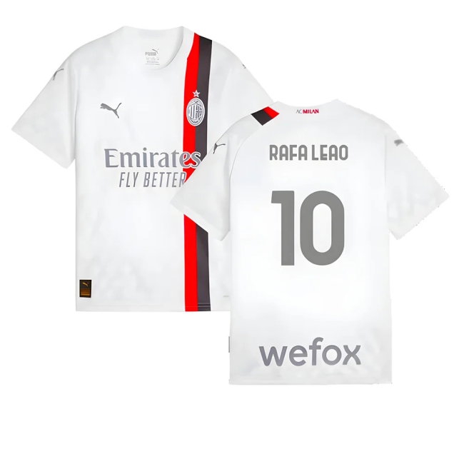 2023-2024 AC Milan Away Shirt (Kids) (Rafa Leao 10) — Shop Online