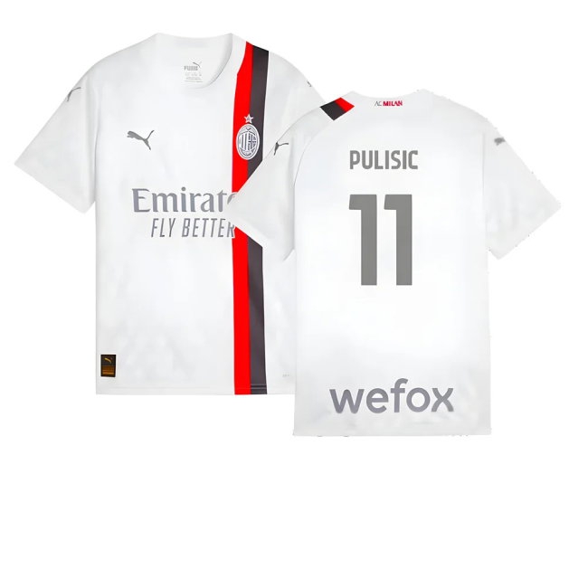 2023-2024 AC Milan Away Shirt (Kids) (Pulisic 11) — Shop Online