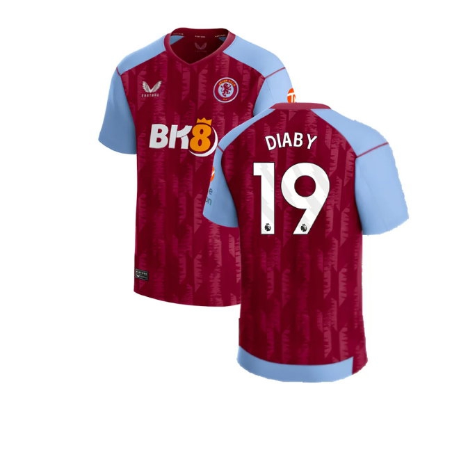2023-2024 Aston Villa Home Shirt (Diaby 19) — Shop Now