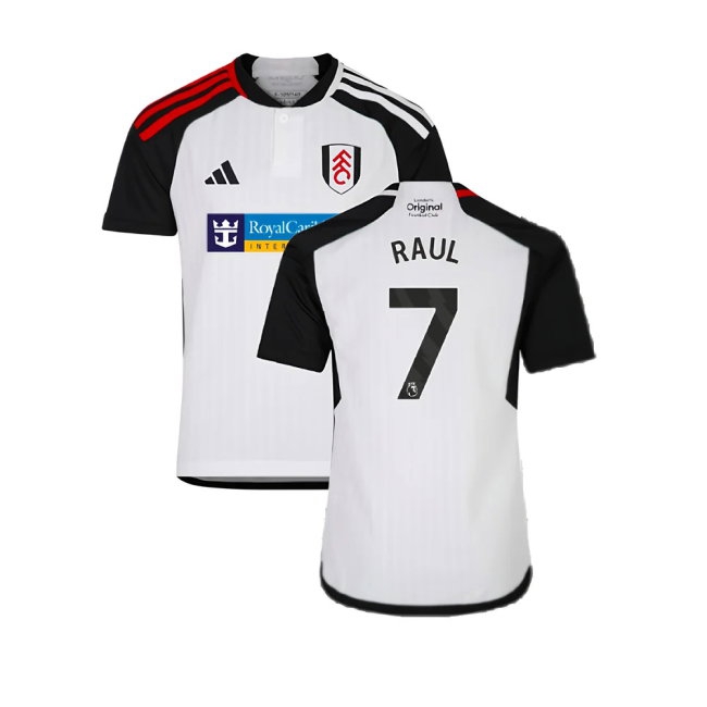 2023-2024 Fulham Home Shirt (Kids) (Raul 7) — Buy Now