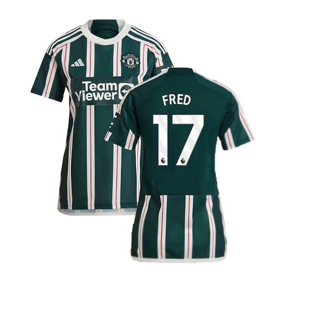 2023-2024 Man Utd Away Shirt (Ladies) (Fred 17) — Shop Now