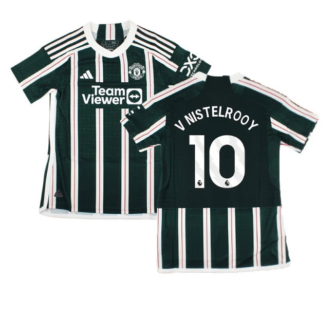 2023-2024 Man Utd Player Version Away Shirt (Ladies) (V Nistelrooy 10) — Buy Online