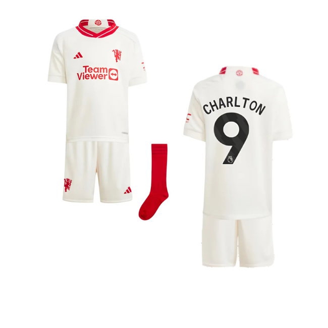 2023-2024 Man Utd Third Mini Kit (Charlton 9) — Buy Now