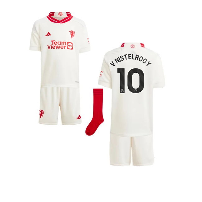 2023-2024 Man Utd Third Mini Kit (V Nistelrooy 10) — Buy Online