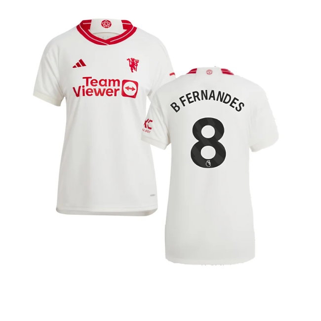 2023-2024 Man Utd Third Shirt (Ladies) (B Fernandes 8) — Buy Now