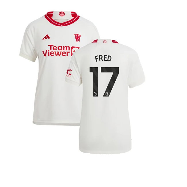 2023-2024 Man Utd Third Shirt (Ladies) (Fred 17) — Shop Online