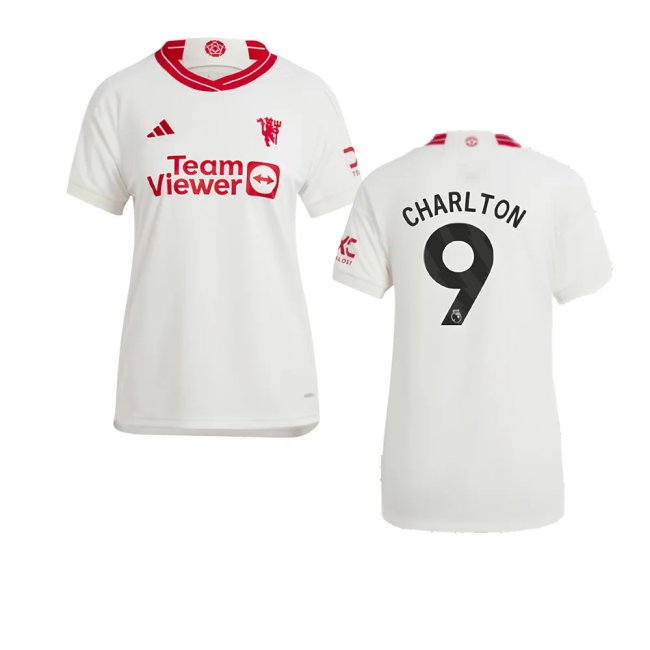 2023-2024 Man Utd Third Shirt (Ladies) (Charlton 9) — Shop Now