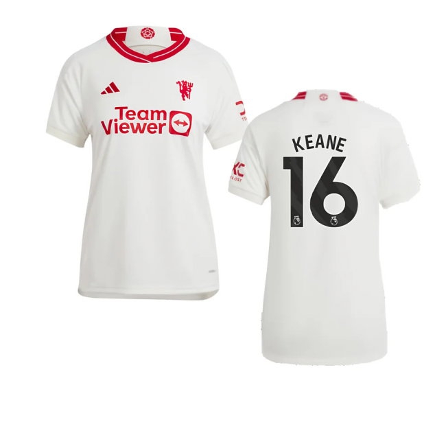 2023-2024 Man Utd Third Shirt (Ladies) (Keane 16) — Buy Now