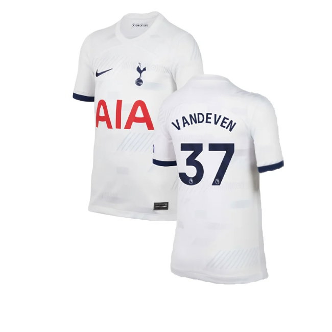 2023-2024 Tottenham Home Shirt (Kids) (Van De Ven 37) — Shop Online
