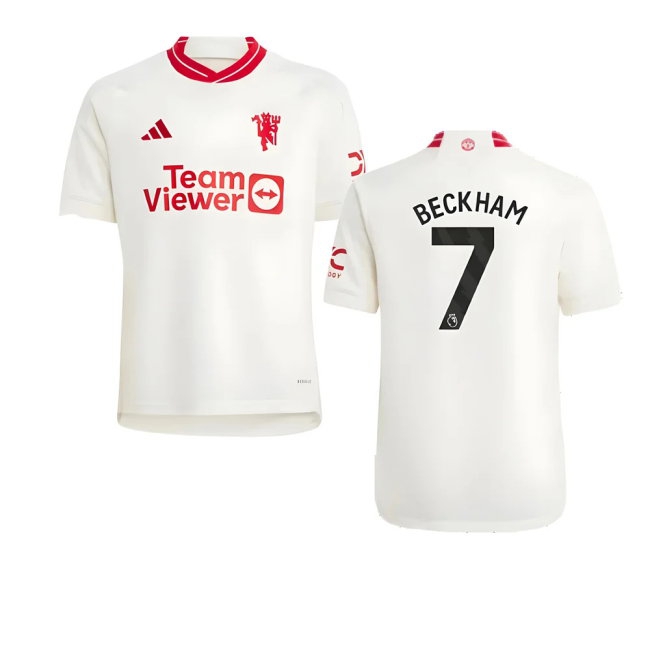 2023-2024 Man Utd Third Shirt (Kids) (Beckham 7) — Shop Online