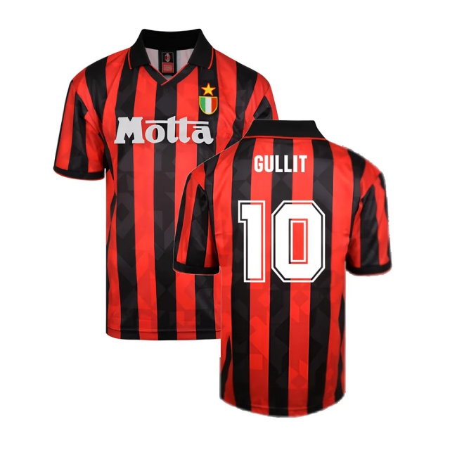 AC Milan 1994 Home Retro Shirt (Gullit 10) — Buy Now