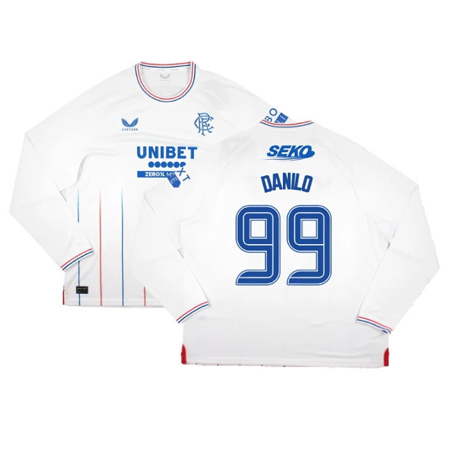 2023-2024 Rangers Long Sleeve Away Shirt (Danilo 99) — Shop Now