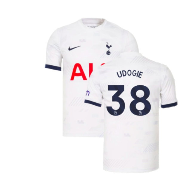 2023-2024 Tottenham Hotspur Home Shirt (Udogie 38) — Shop Online