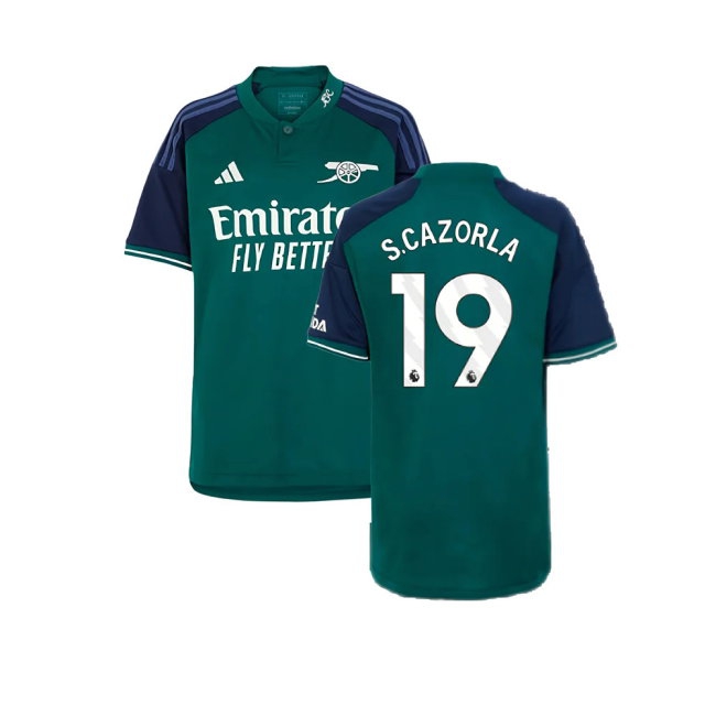 2023-2024 Arsenal Third Shirt (Kids) (S.Cazorla 19) — Buy Now