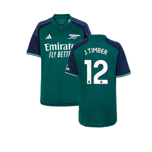 2023-2024 Arsenal Third Shirt (Kids) (J.Timber 12) — Buy Now