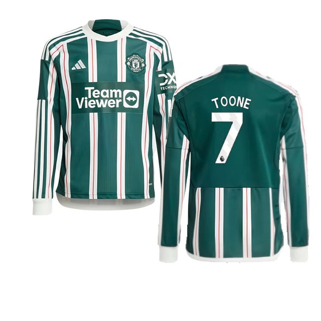 2023-2024 Man Utd Away Long Sleeve Shirt (Kids) (Toone 7) — Shop Now