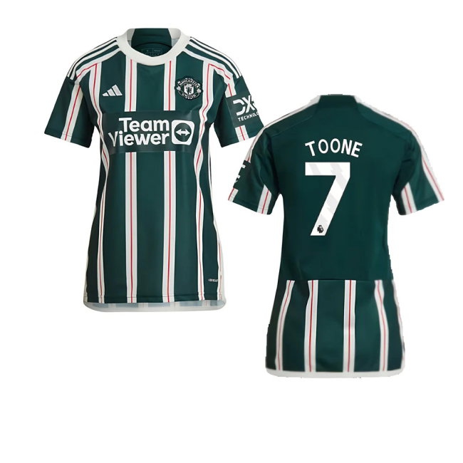 2023-2024 Man Utd Away Shirt (Ladies) (Toone 7) — Shop Now