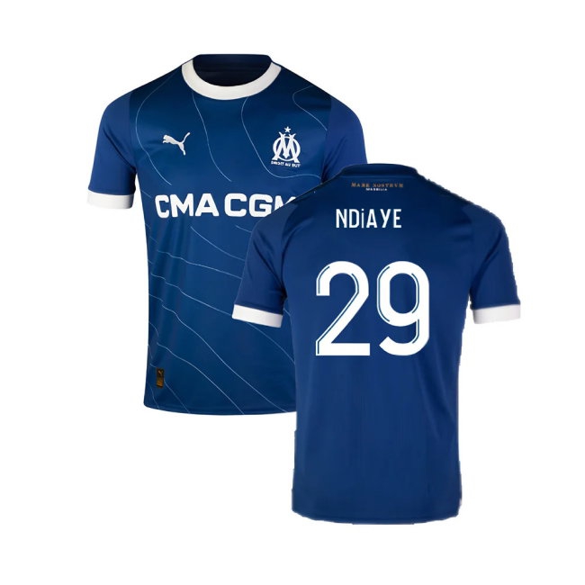 2023-2024 Marseille Away Shirt (Kids) (Ndiaye 29) — Buy Online