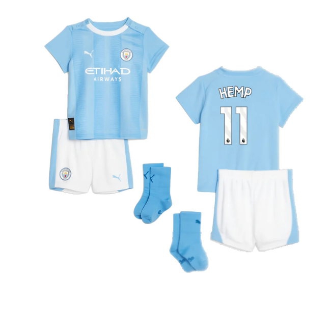 2023-2024 Man City Home Baby Kit (Hemp 11) — Buy Now