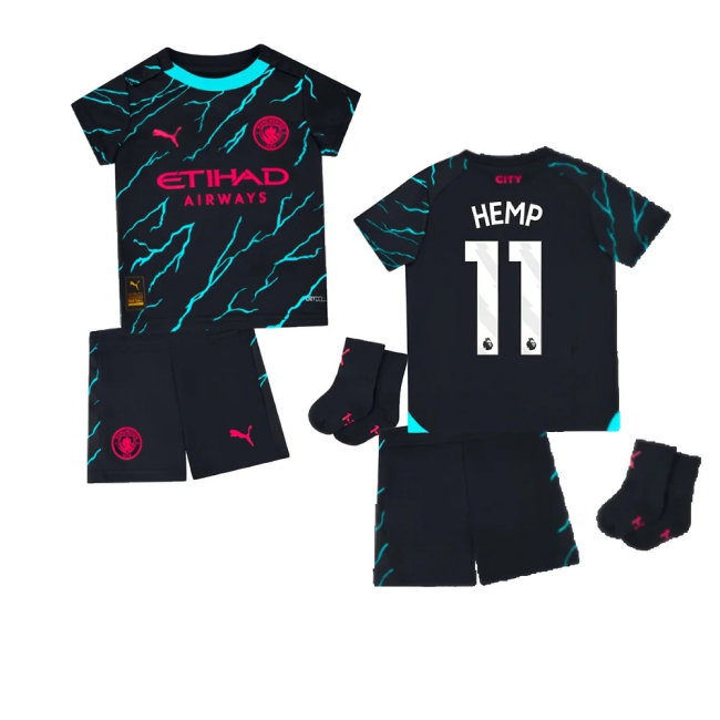 2023-2024 Man City Third Baby Kit (Hemp 11) — Buy Online