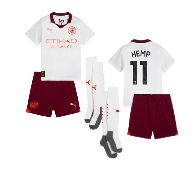 2023-2024 Man City Away Mini Kit (Hemp 11) — Buy Now