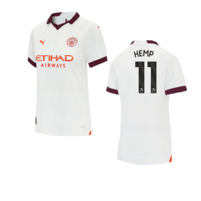 2023-2024 Man City Away Shirt (Ladies) (Hemp 11) — Buy Now