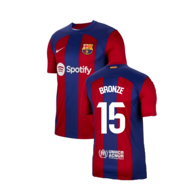 2023-2024 Barcelona Home Shirt (Bronze 15) — Shop Online